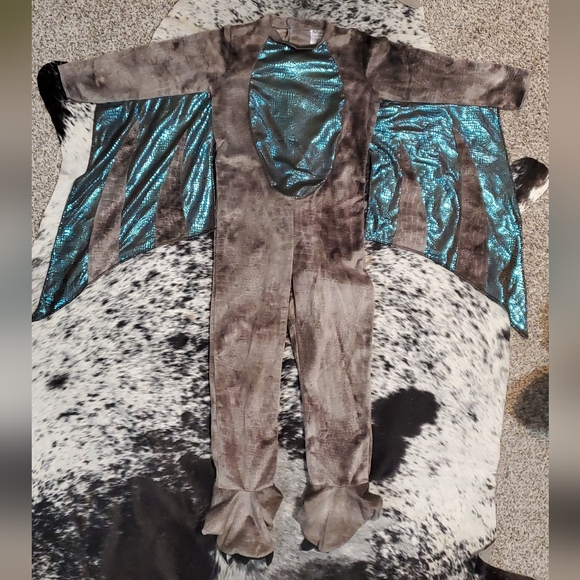 Other - Kids Pterodactyl Costume with Wings - Gray and Blue
